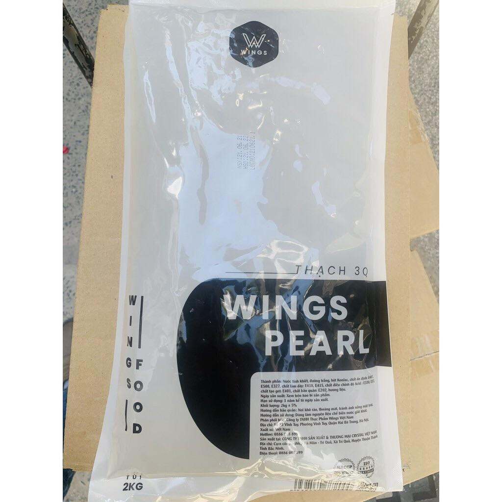 Trân châu 3Q trắng Wings 2kg ( trân châu giòn)