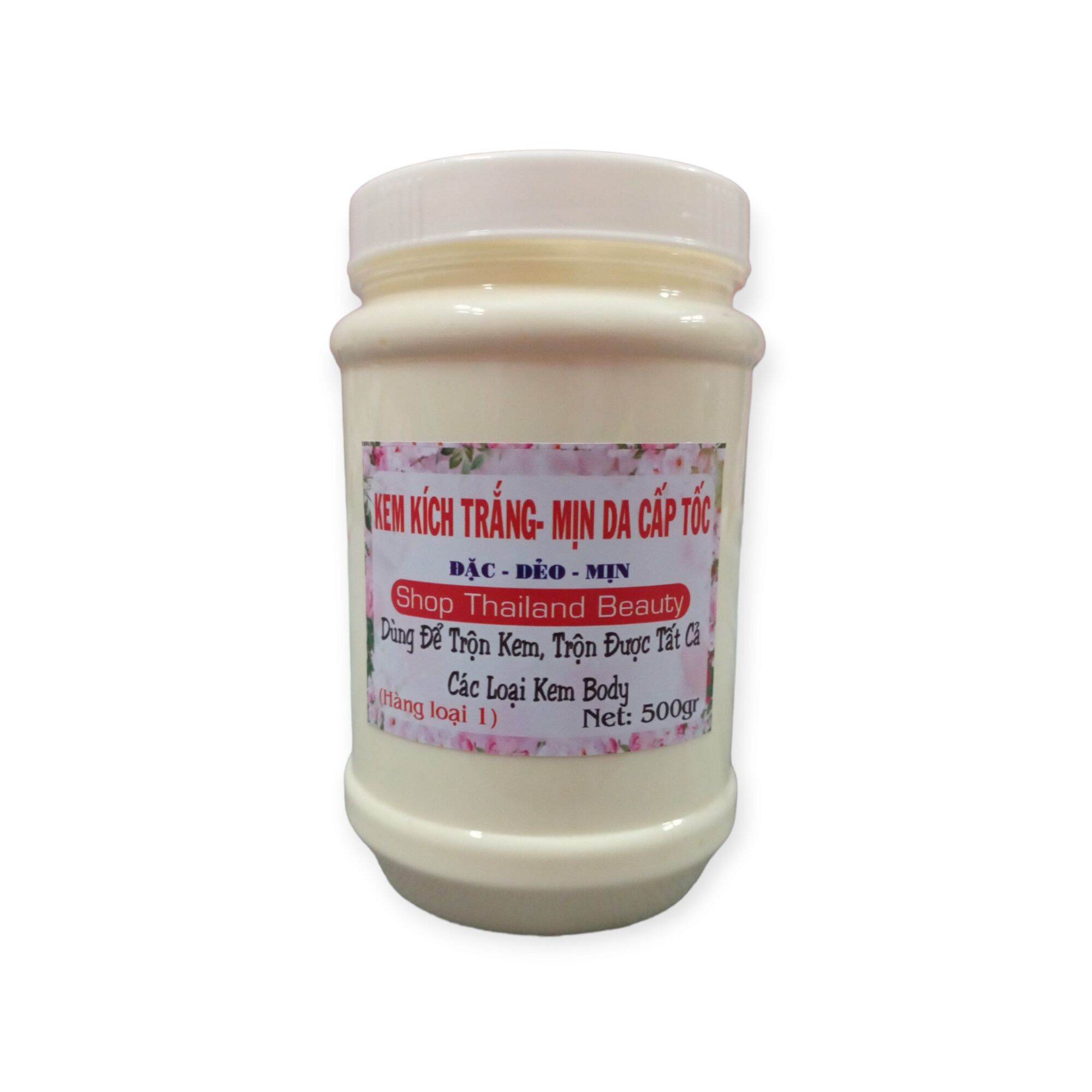 KEM KÍCH TRẮNG MỊN DA CẤP TỐC  ( HỦ 500G ) CÓ MAKE UP