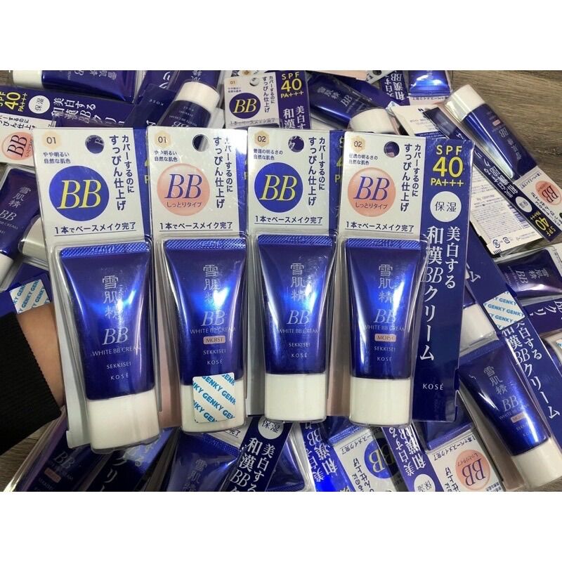 [Auth-date xa] Kem nền bb kose sekkisei white cream 6in1