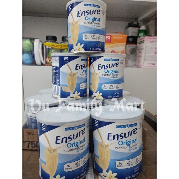 Sữa ensure original mỹ 397g - hàng nội địa mỹ -