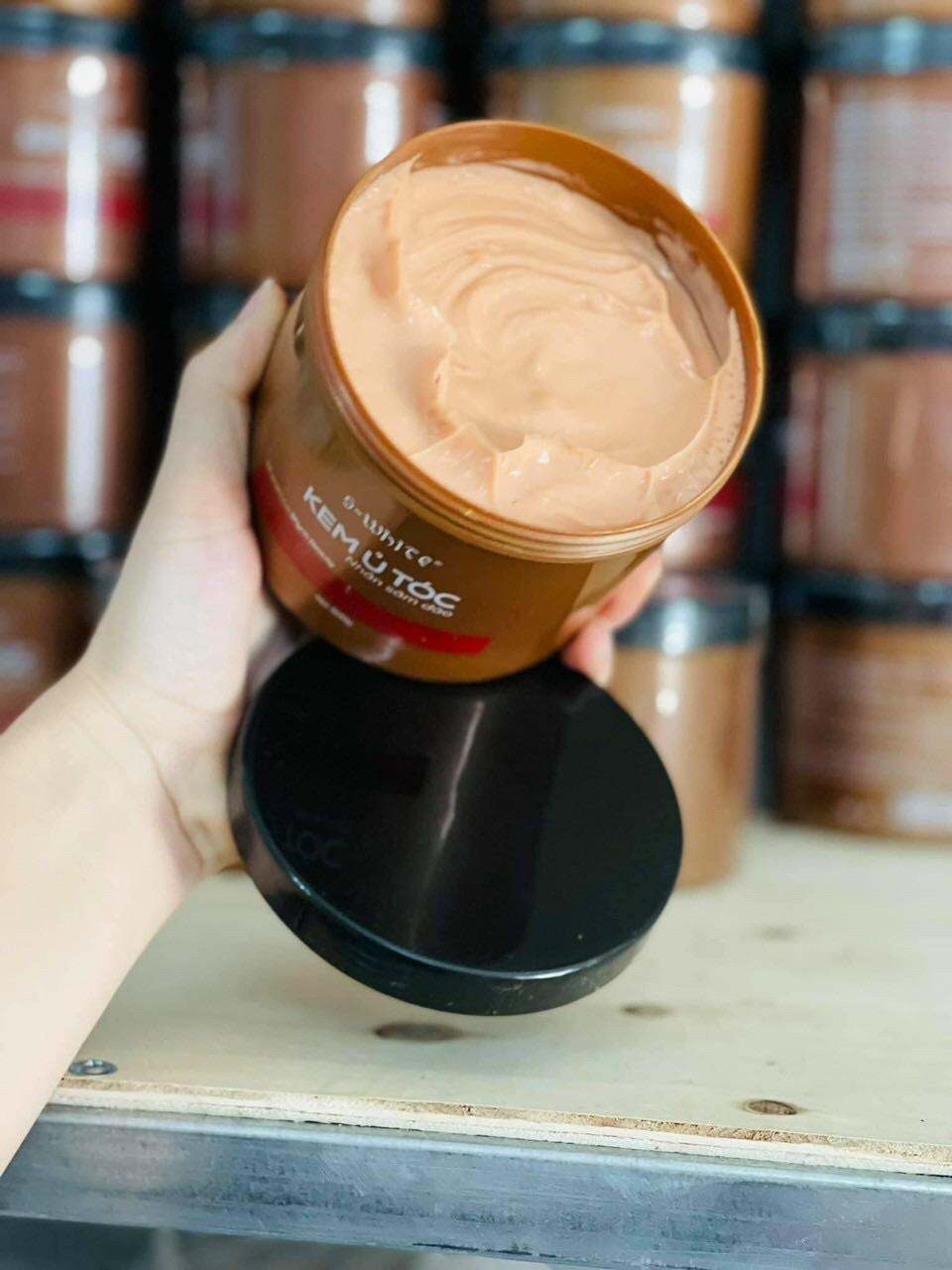 Ủ tóc nhân sâm đào Swhite