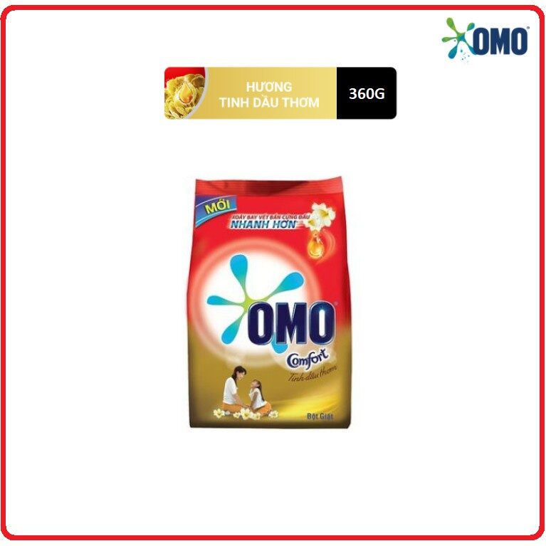 Bột giặt omo 360g tinh dầu thơm