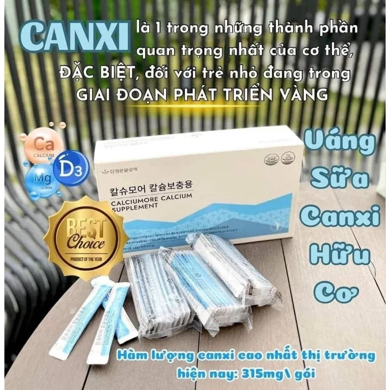 Bột váng sữa canxi hữu cơ  CALCIUMORE CALCIUM SUPPLEMENT