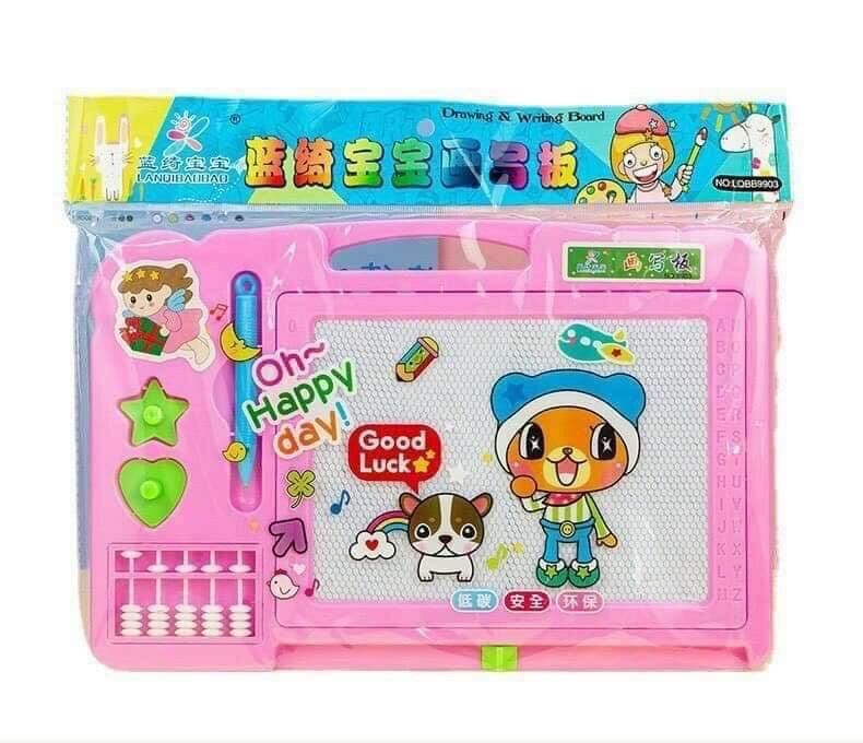 Bảng vẽ xóa nam châm giáo dục cho bé kèm bút vẽ