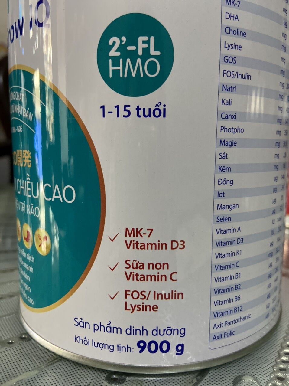 Sữa Nhật Kayoko Grow IQ 900g