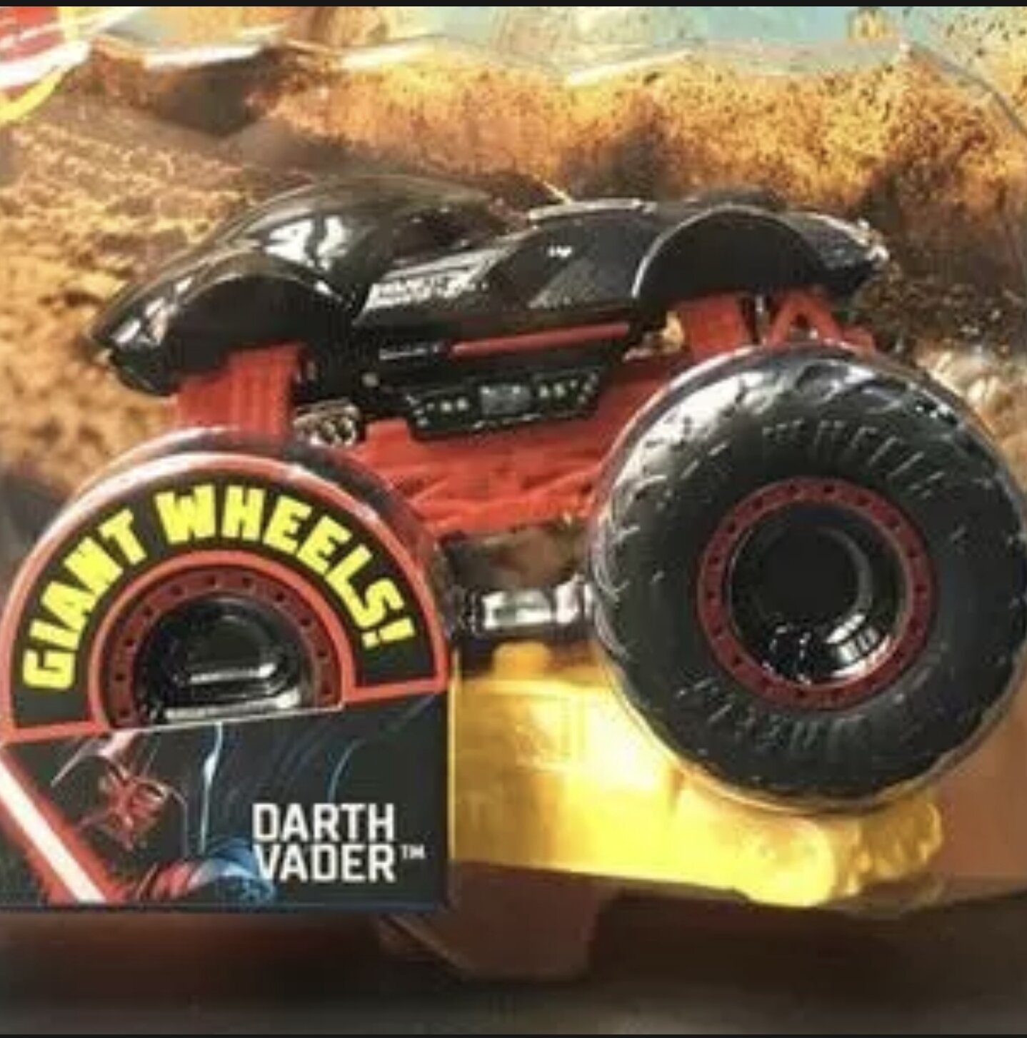 Xe mô hình Hot Wheels Monster Trucks Car Darth Vader//T8