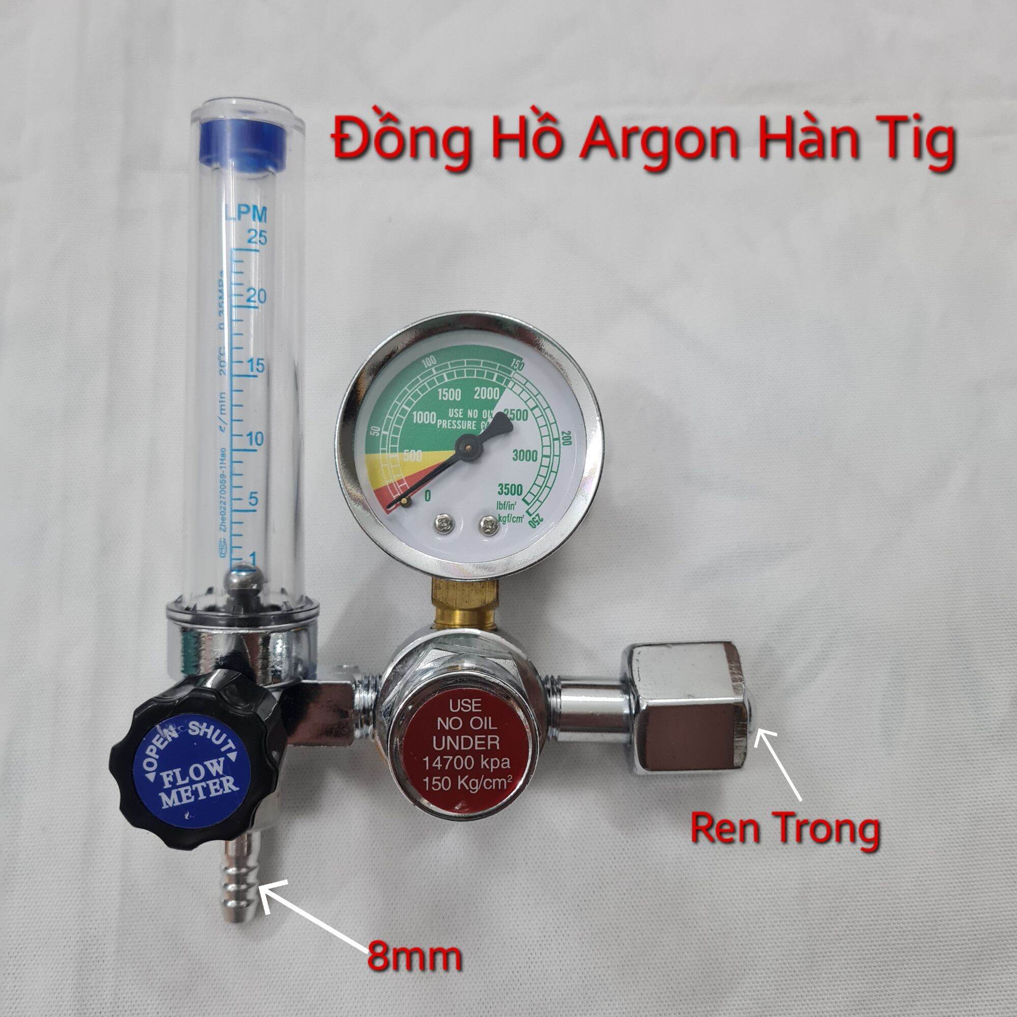 Đồng hồ Argon hàn tig