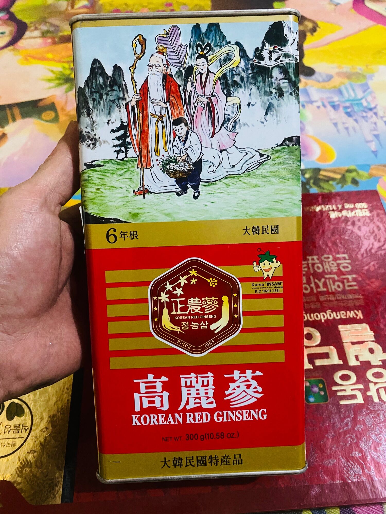 Sâm khô hộp thiếc hàn quốc 150g