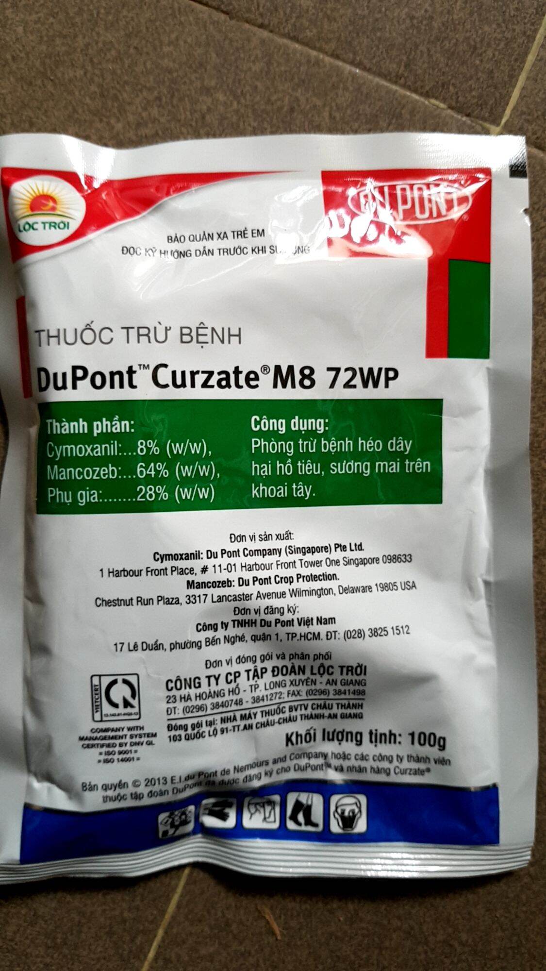 Thuốc trừ bệnh héo dây Curzate M8