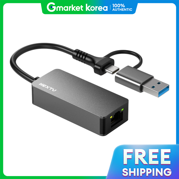 NEXTU | Usb-C to USB 3.0 Gigabit Wired Lan Card, Bus-Powered Laptop Pc Rj45 Lan Port Giá 1,072,400 Đồng*Miễn phí vận chuyển
