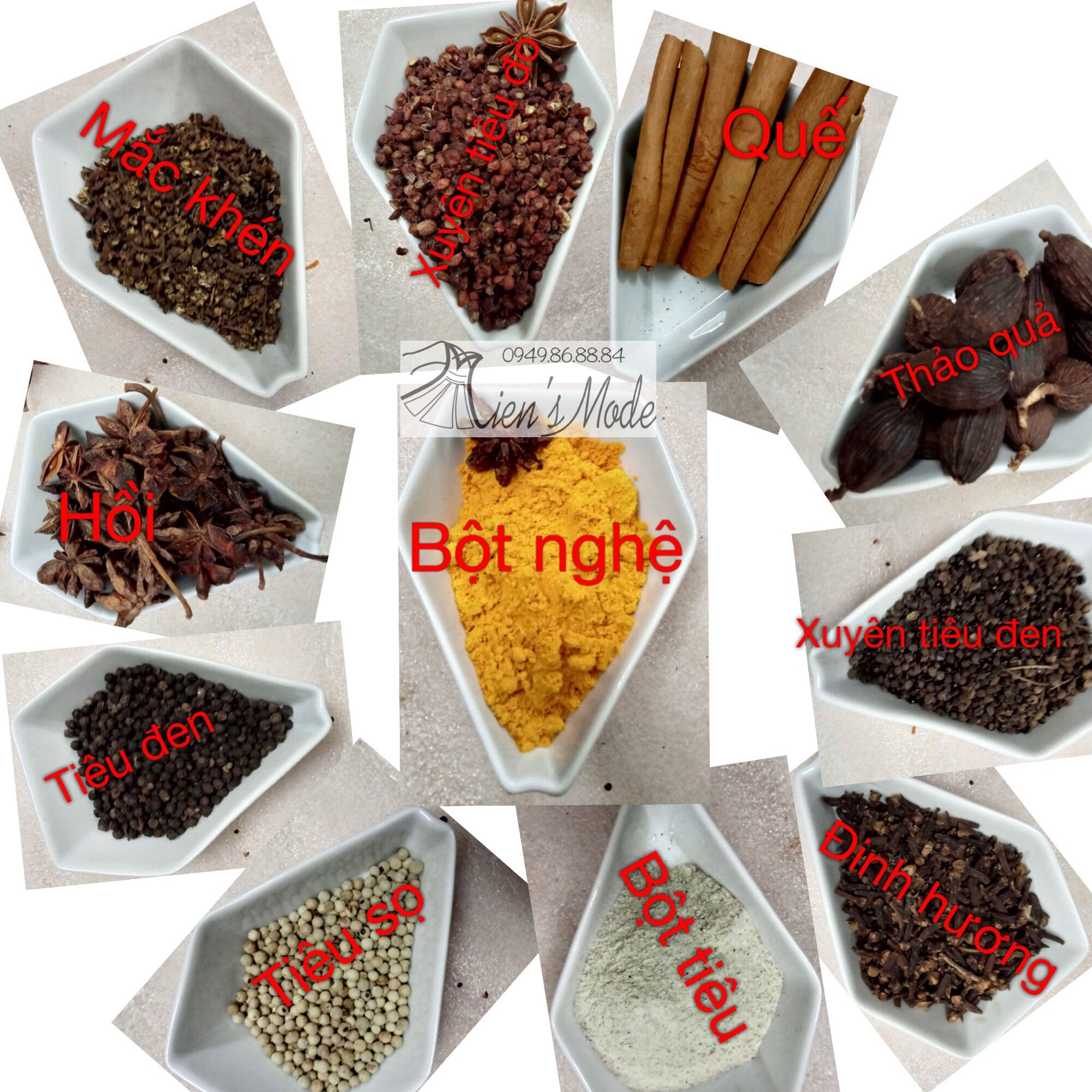 Set Gia vị gà ủ muối hoa tiêu chuẩn vị