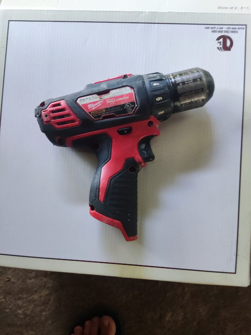 Máy khoan PIN Milwaukee M12, 12v máy hoạt động fun chức năng ,sản phẩm là thân máy