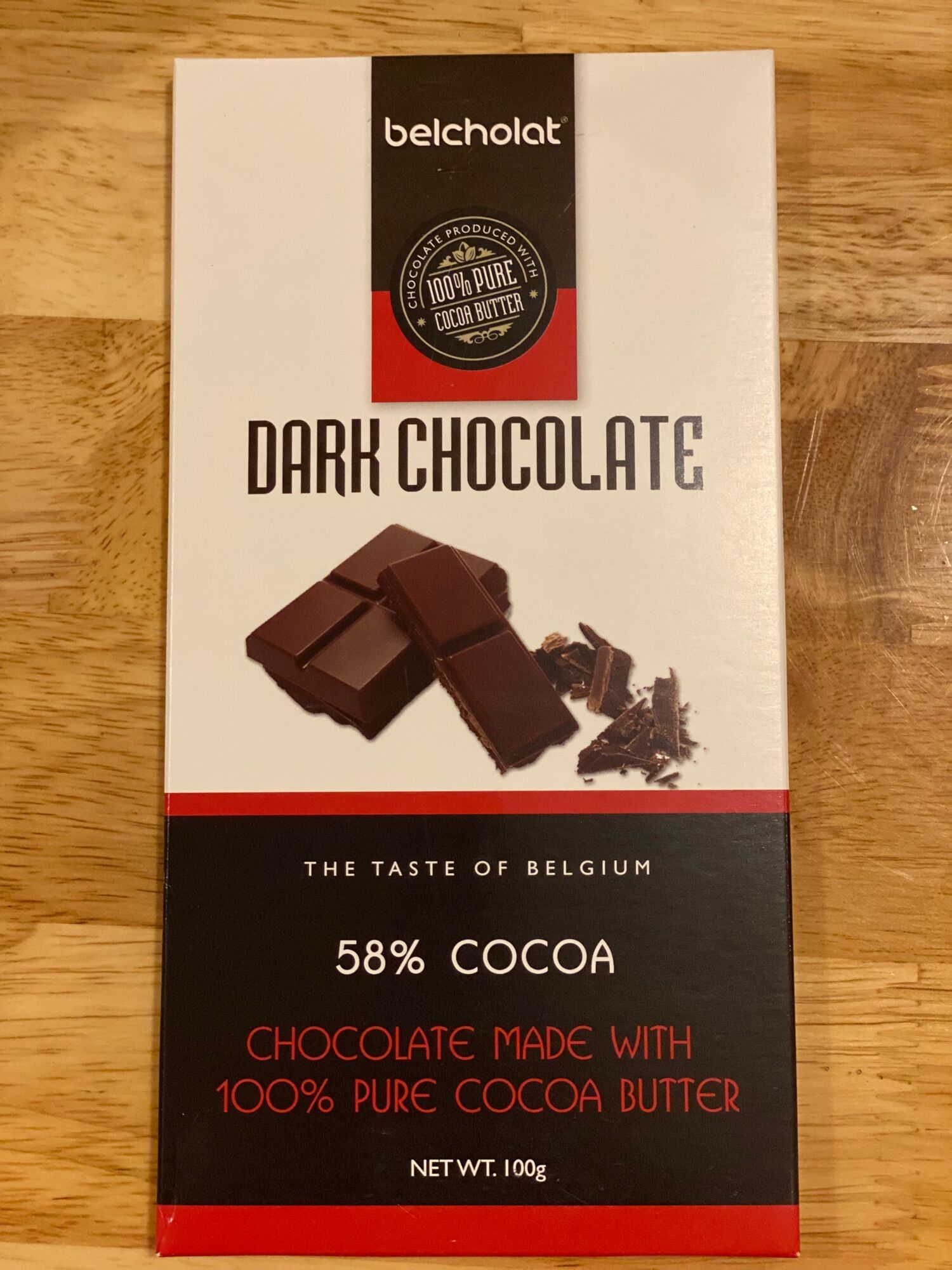 Dark chocolate 100gr