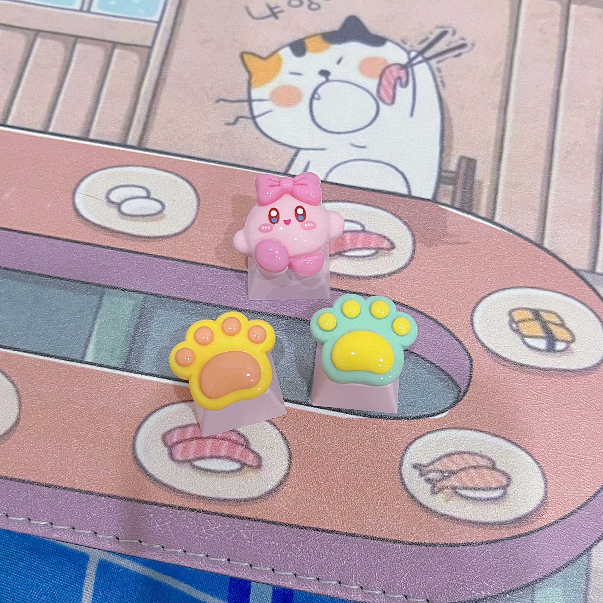 Keycap lẻ Kirby ngôi sao hồng (Mẫu 2)