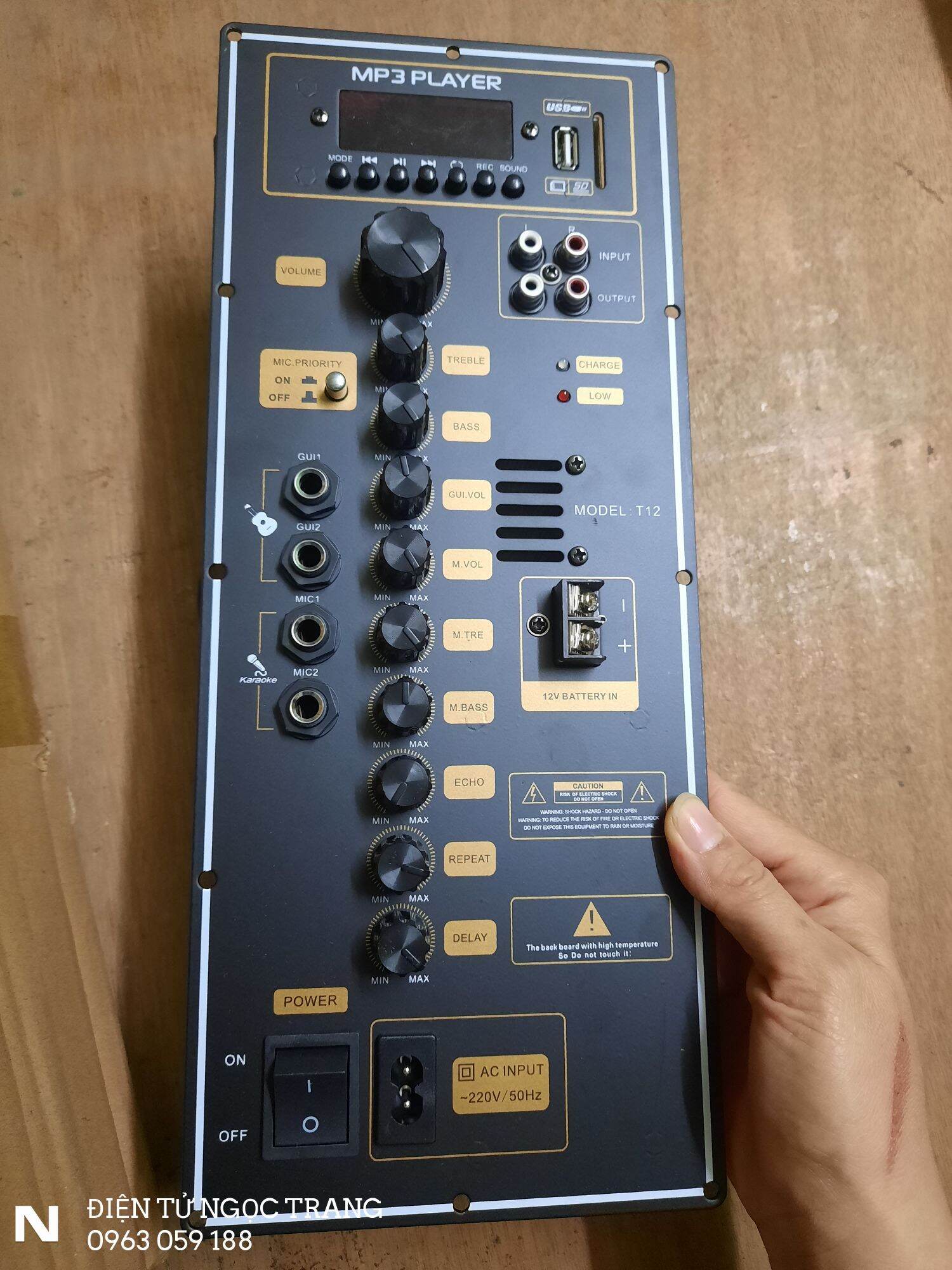 (ShOCK) Combo Trọn Bộ Mạch Loa Kéo Bass 30-40 - Kèm 2 Tay Micro Màu Mạch Ngẫu Nhiên Không Chọn