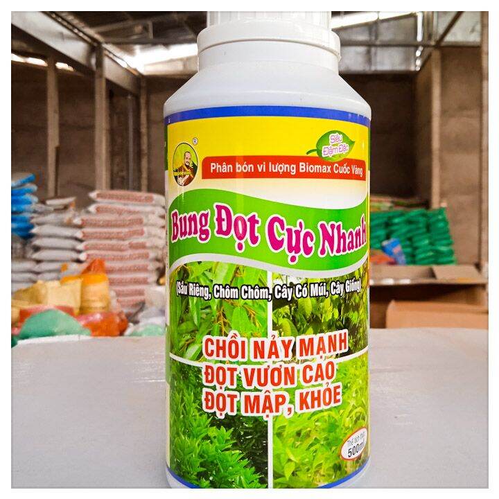 Phân bón đâm chồi vọt đọt mập thân bung chèo xanh cây (500ml)