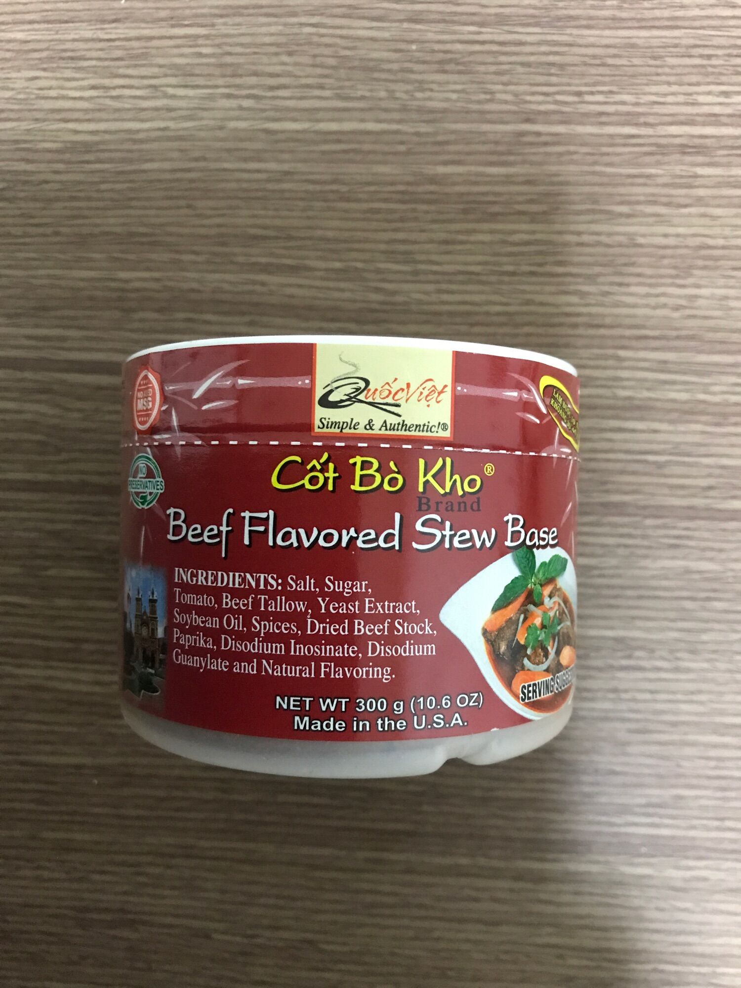 Nước dùng cô đặc nấu bò kho - hộp 300g