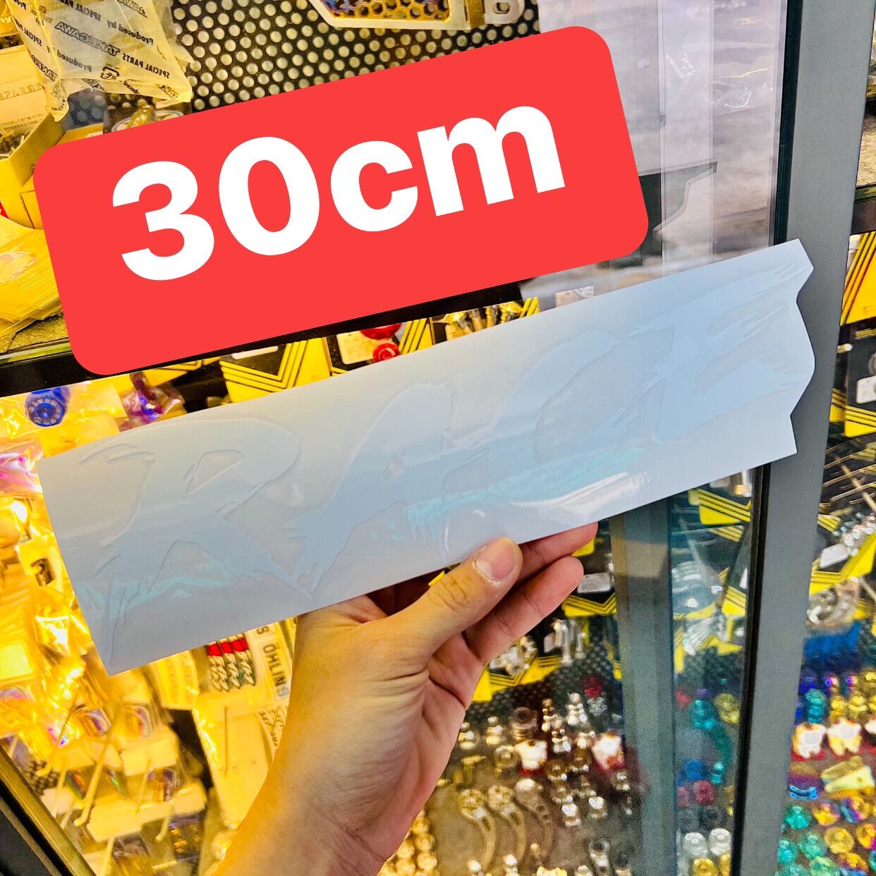 Tem decal logo sticker chữ RACE dán trang trí xe, decal chống thấm nước