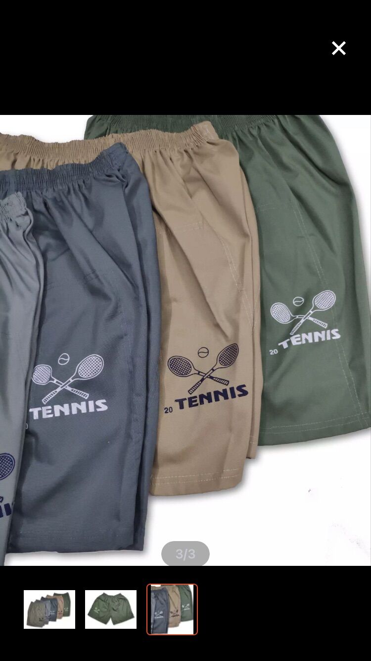 Quần đùi katê đáy nem nam(size 40-80kg