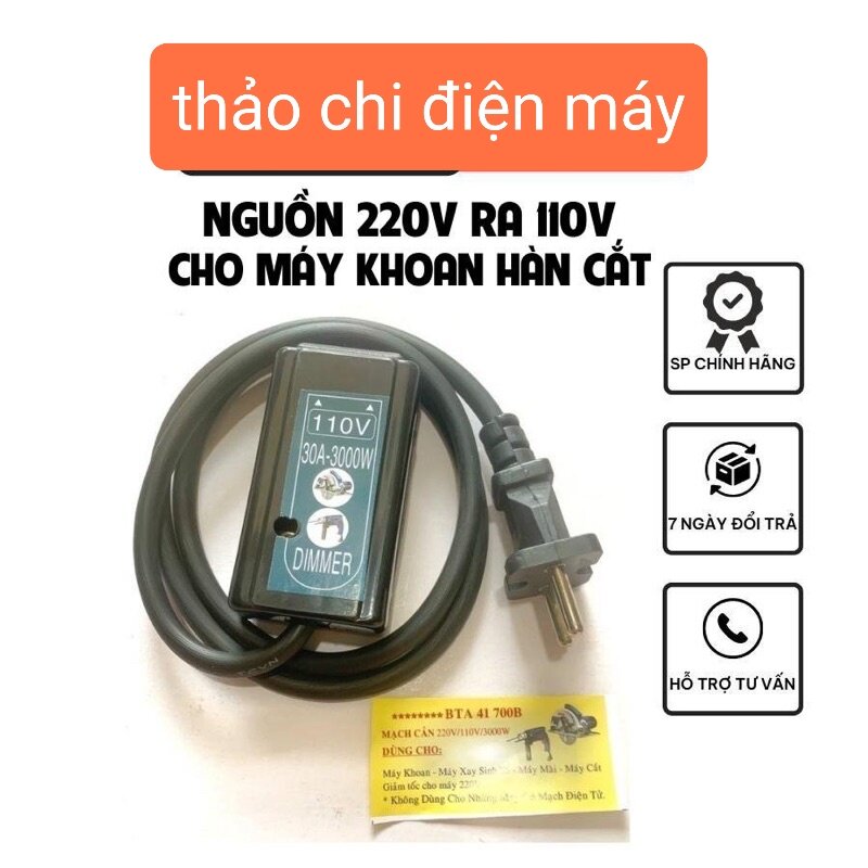 Bộ đổi nguồn 220V sang 110v dùng cho máy khoan cắt mài nhật bãi