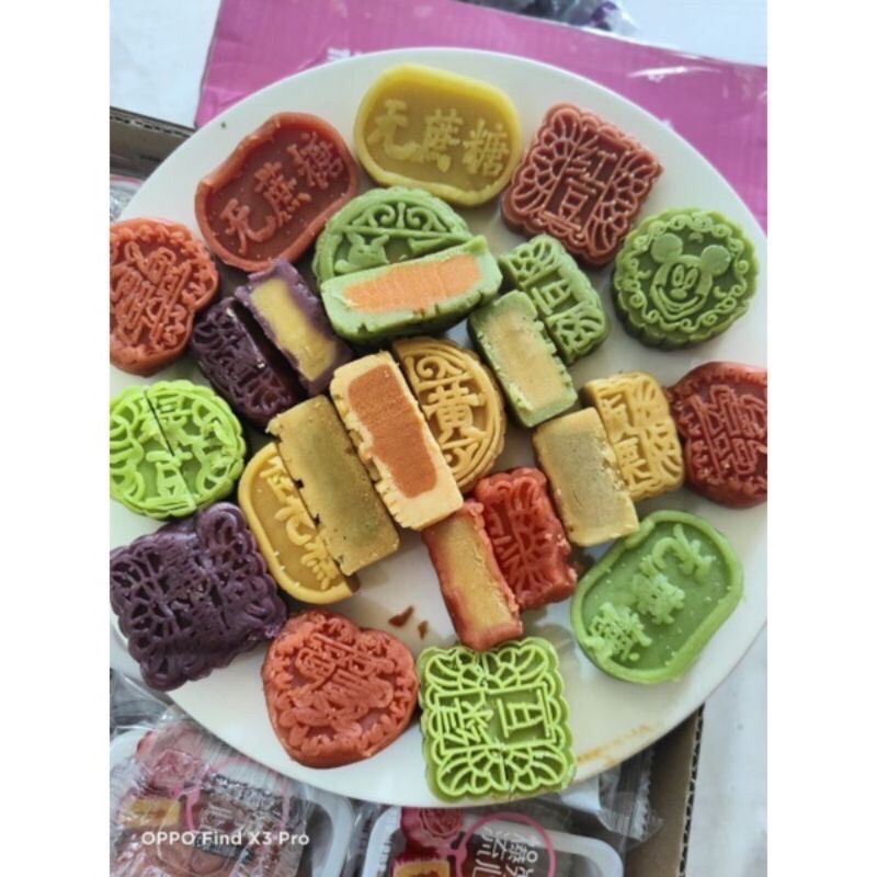 [1kg] Bánh Trung Thu mini Đài Loan mix vị (khoảng 19-25 cái)