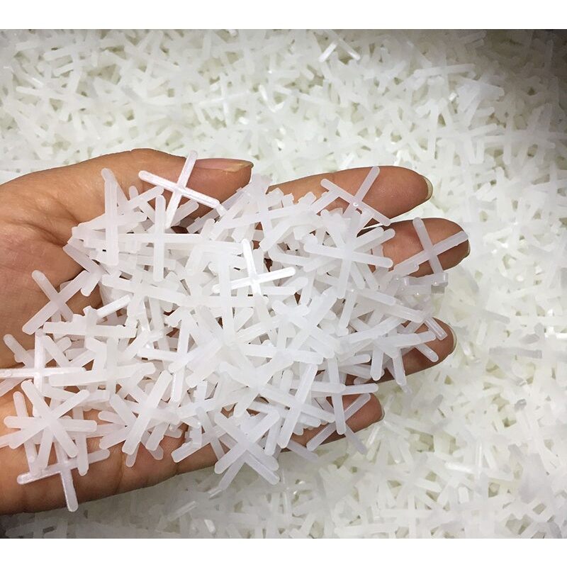 Ke ốp lát các cỡ 1mm, 1.5mm, 2mm, 3mm | ke chữ thập lát gạch | ron chữ thập