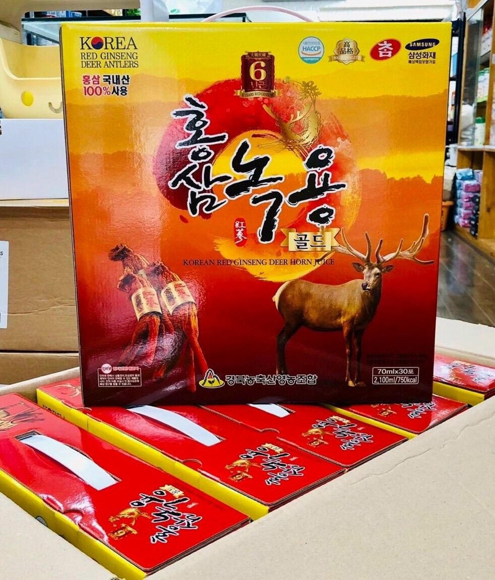 Nước sâm nhung hươu Kanghwa Hàn quốc 30 gói x 70ml