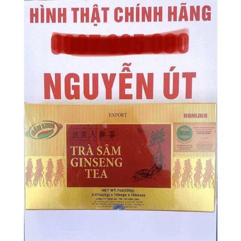 [HCM]trà sâm hán linh hộp 100 gói