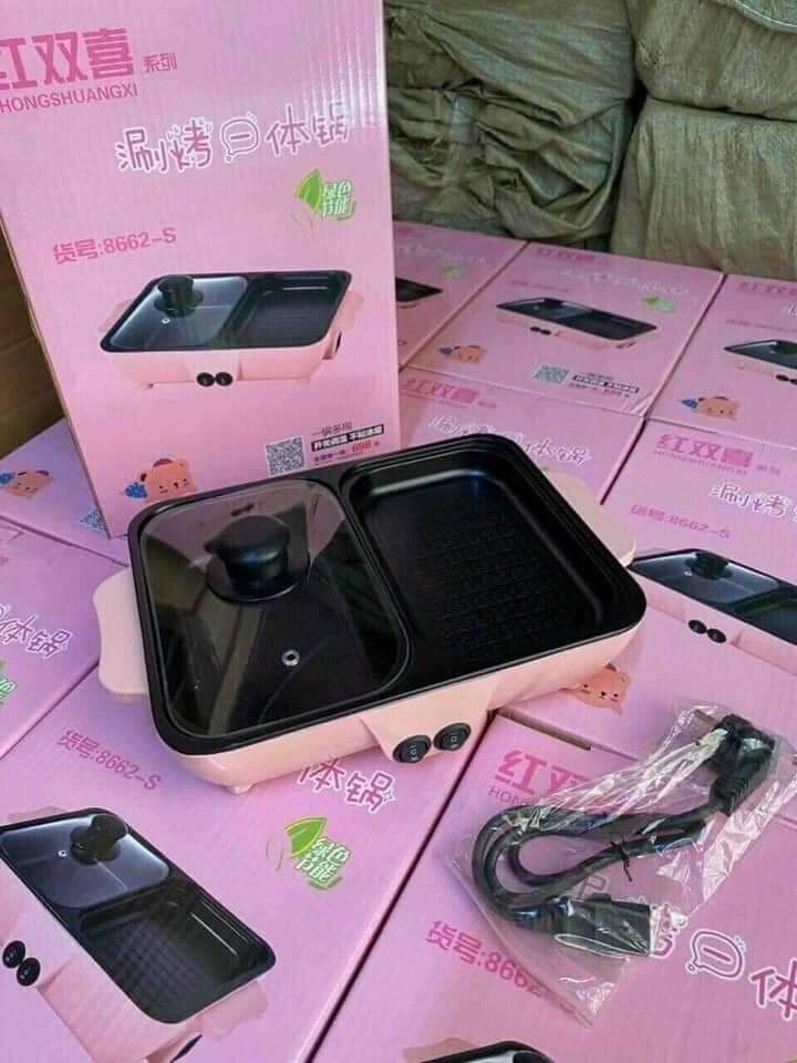 Nồi lẩu nướng 2 in 1. 