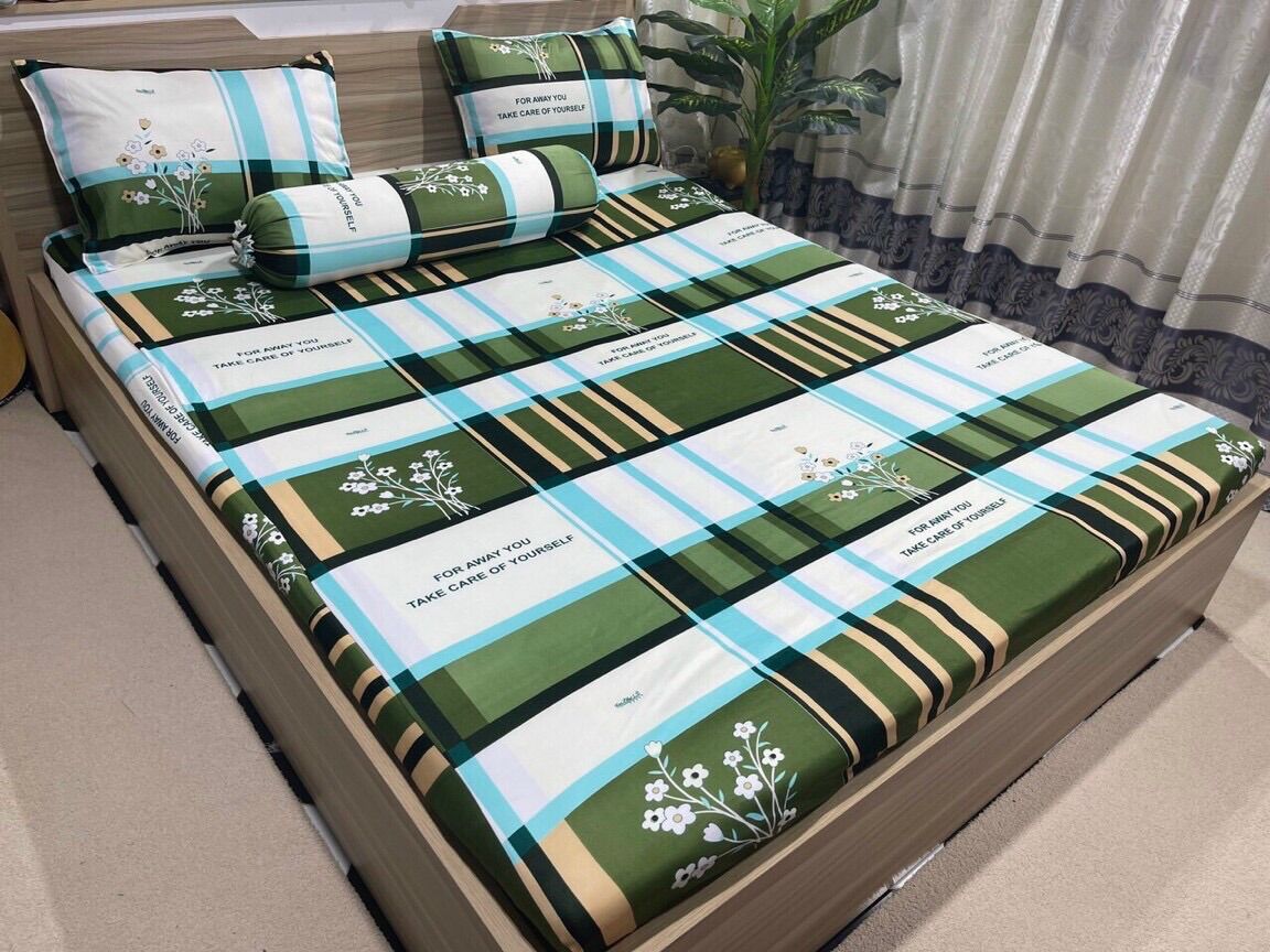 Set 4 drap áo gối thun lạnh hàn quốc