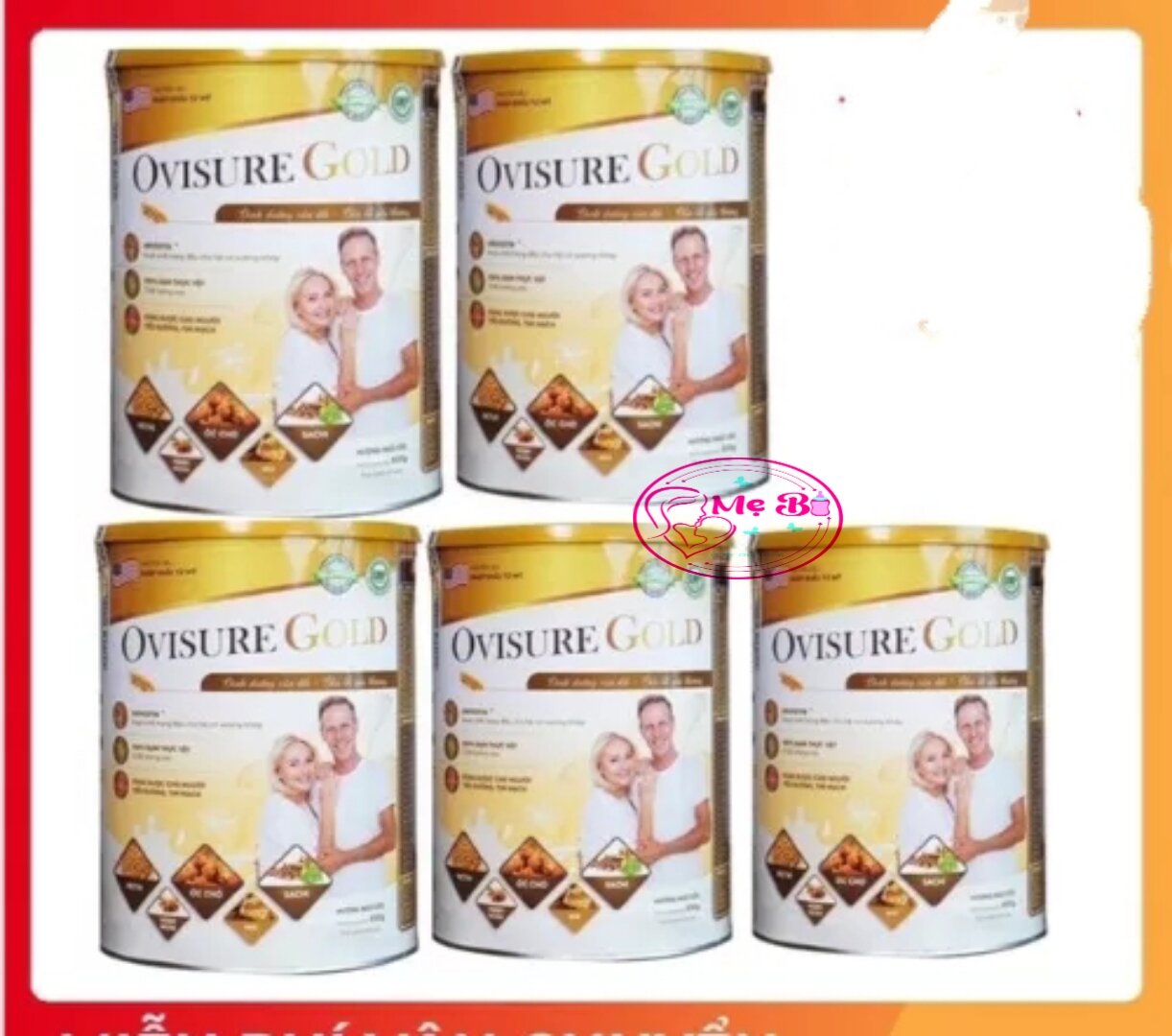 Sữa Ovisure gold combo 5 hộp sữa hạt Ovisure gold