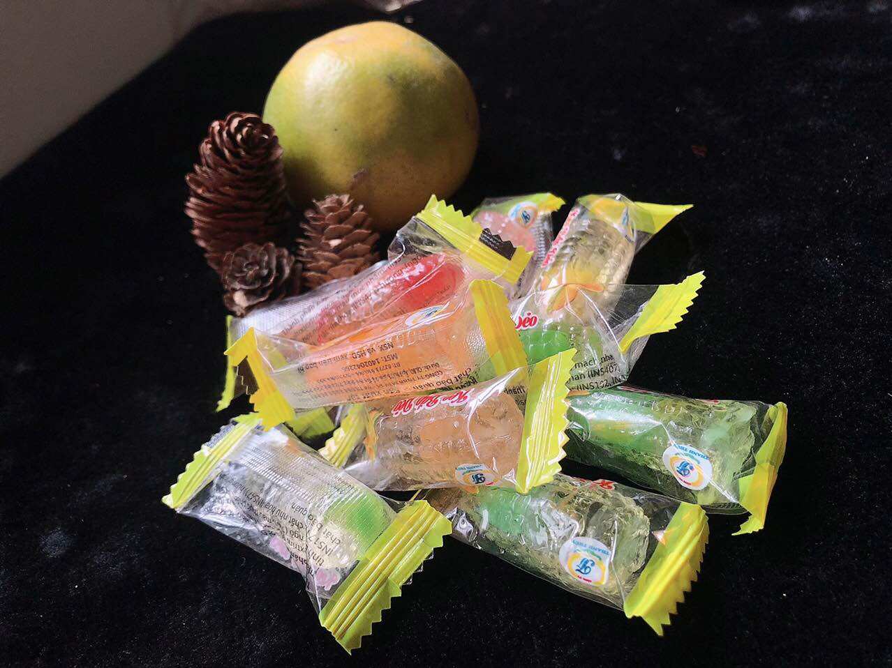 Kẹo bắp dẻo mix có nhân 500gr ( sẵn )
