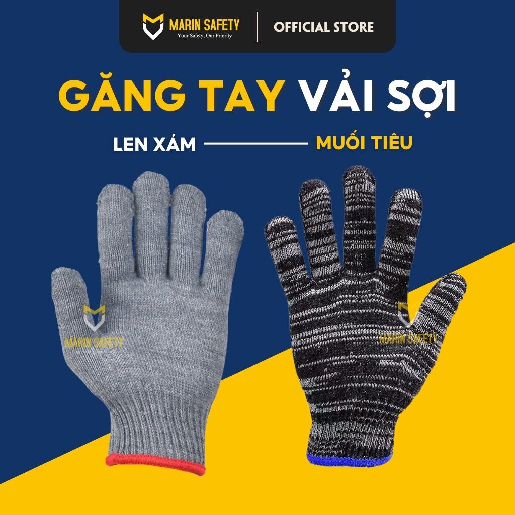 10 đôi găng gang tay vải phủ sơn đỏ