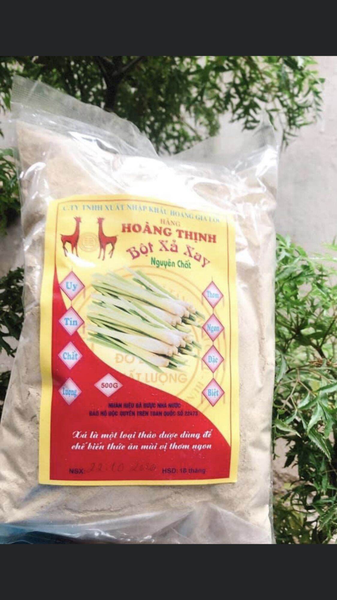 Bột xả nguyên chất 500g