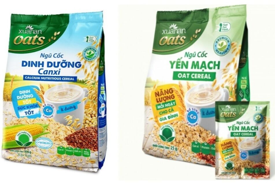 Combo ngũ cốc yến mạch & ngũ cốc dinh dưỡng canxi 400 gram