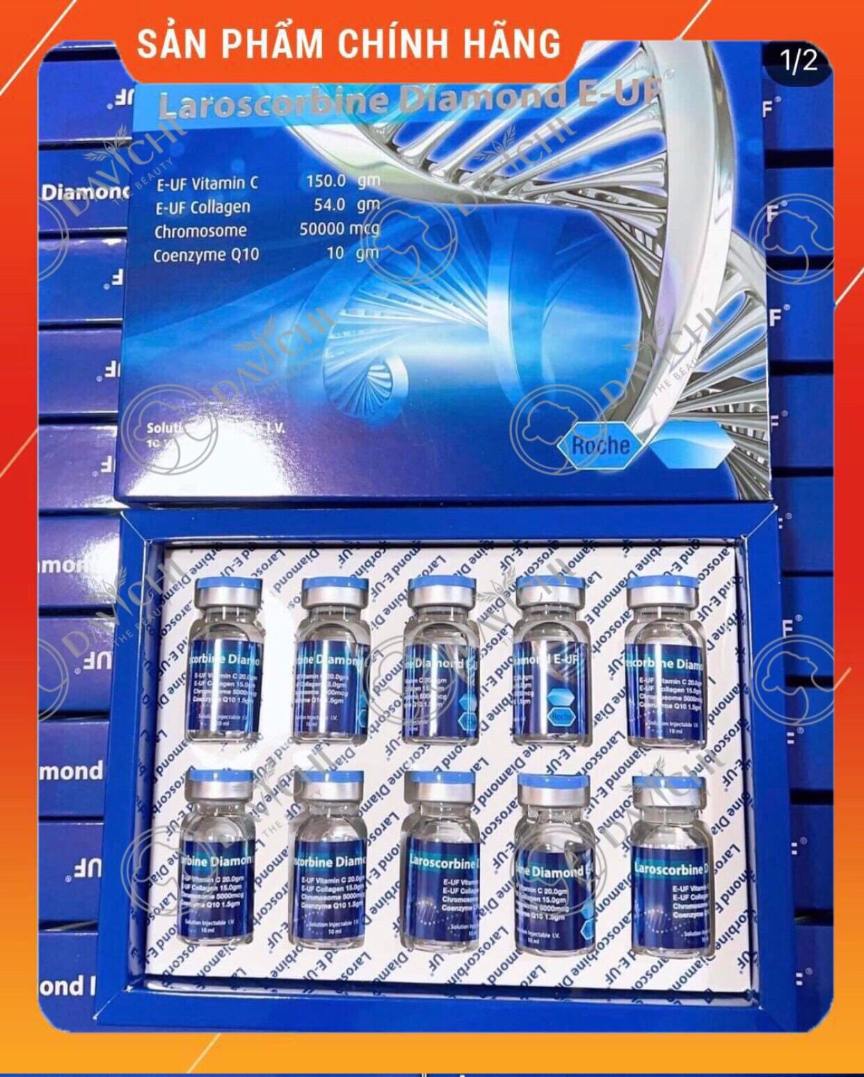 Laroscorbine palladium tổng hợp vitamin c & collagen