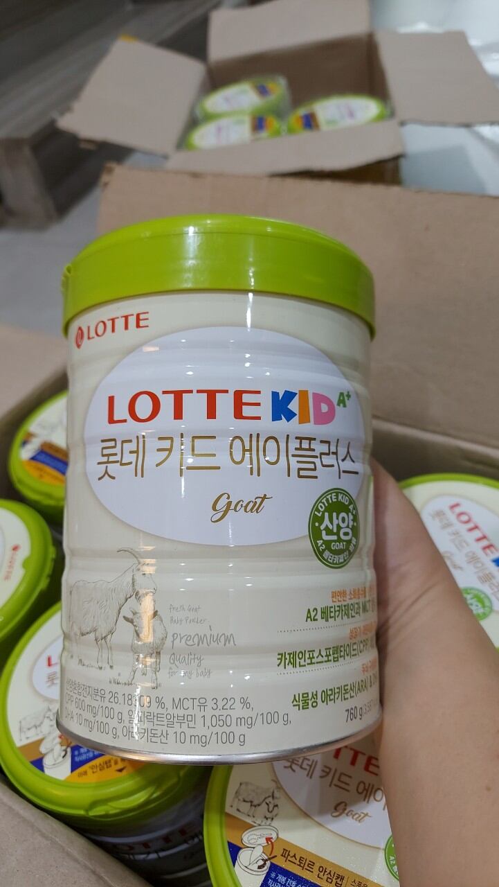 Sữa dê lotte kid a+ 760g