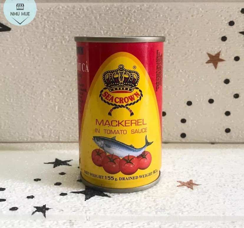 10 lon Cá nục xốt cà Sea Crown Vàng 155g, (cá hộp)💫