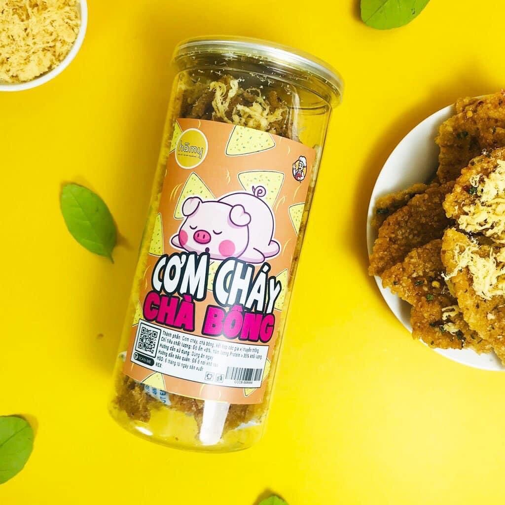 Cơm cháy mắm hành lắc chà bông hũ 270g
