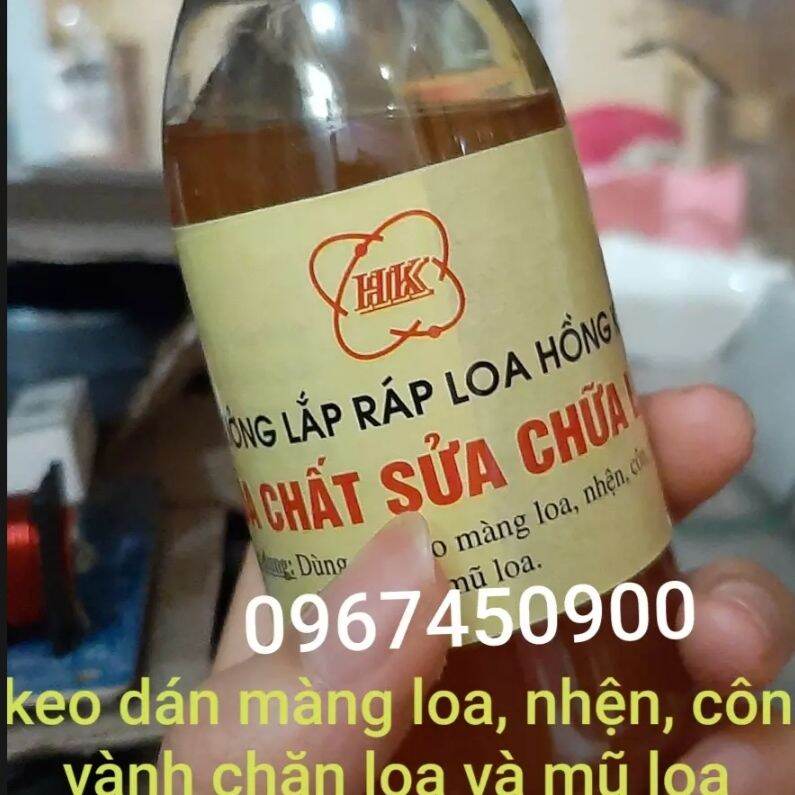 Keo vàng chuyên dụng dán màng, gân loa , côn, nhện loa