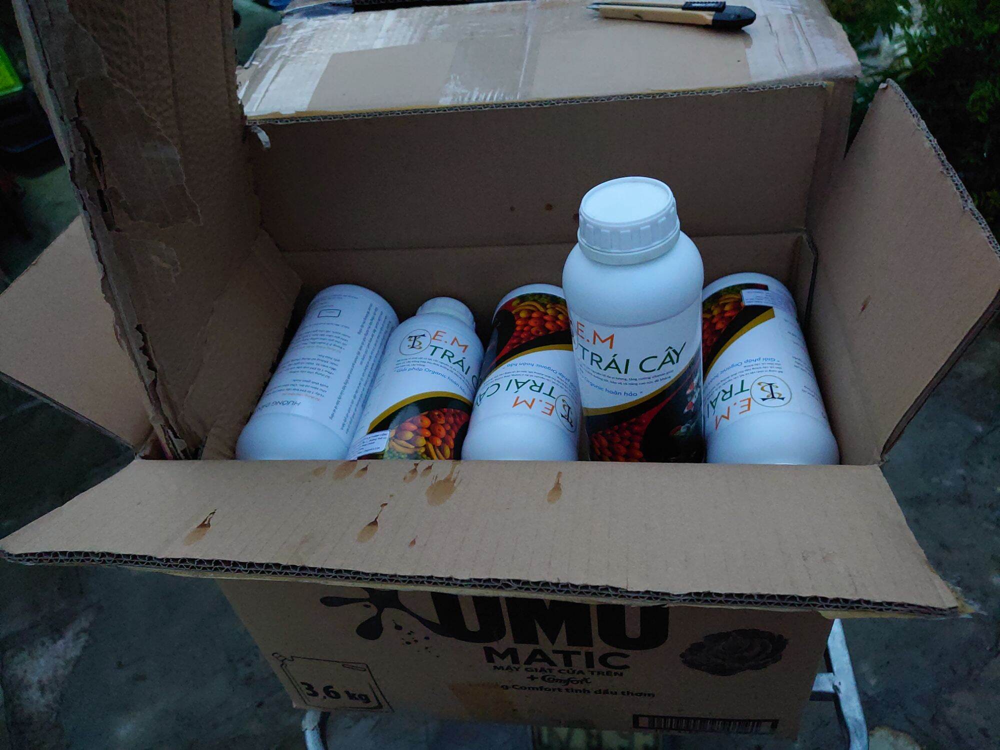 Vi Sinh E.M Trái Cây - Dạng chai 1L