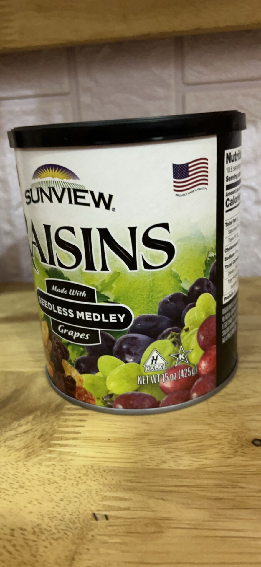 Nho khô Sunview Raisin hộp 425gram