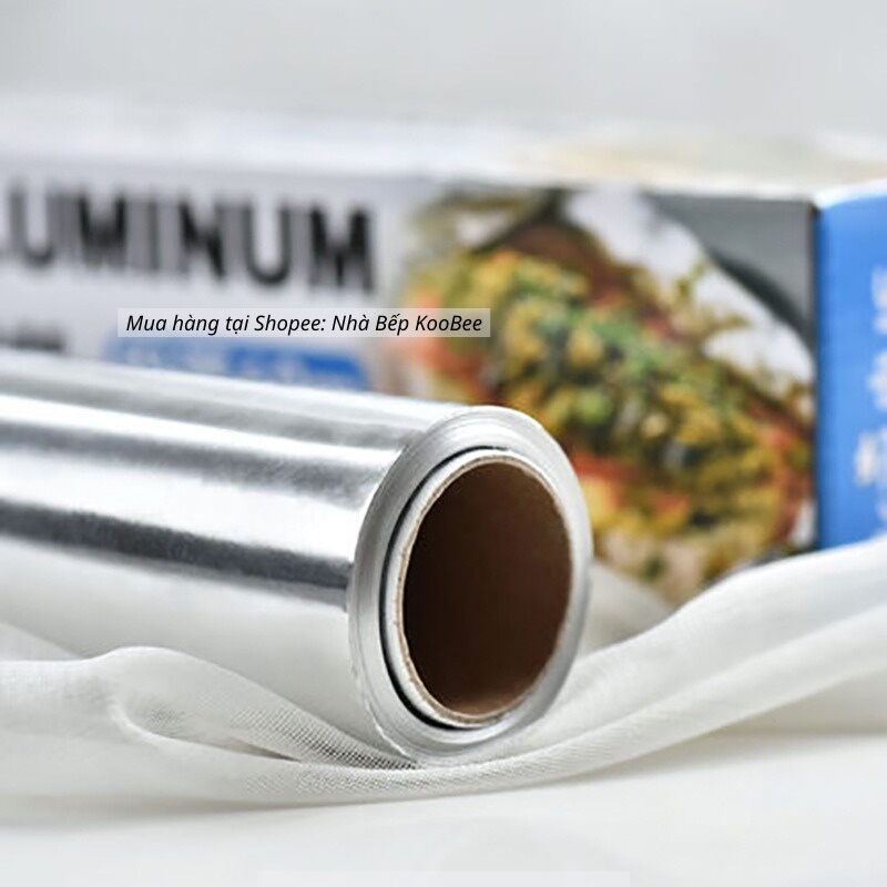 Cuộn giấy bạc nướng, giấy nhôm 10m KAULUS