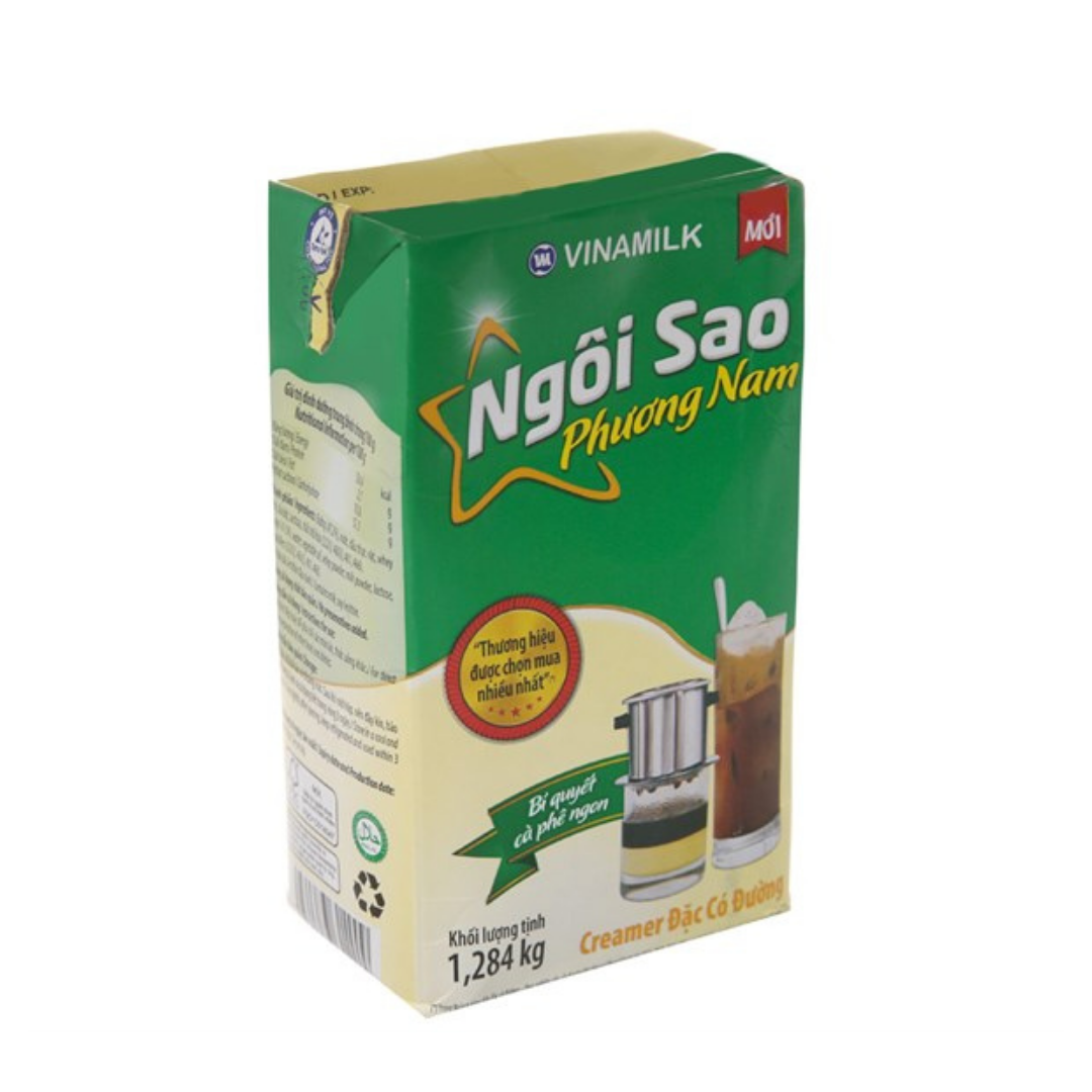 Sữa đặc có đường ngôi sao Phương Nam 1284 gam date mới