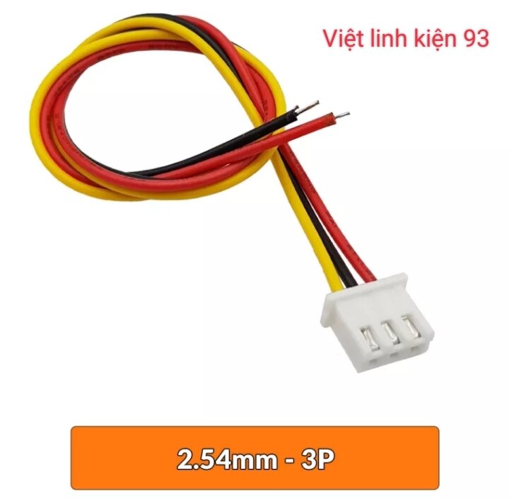 Dây 3 sợi bus 2.54mm dài 40cm ( Dây + 2 đầu cắm) 10 dây