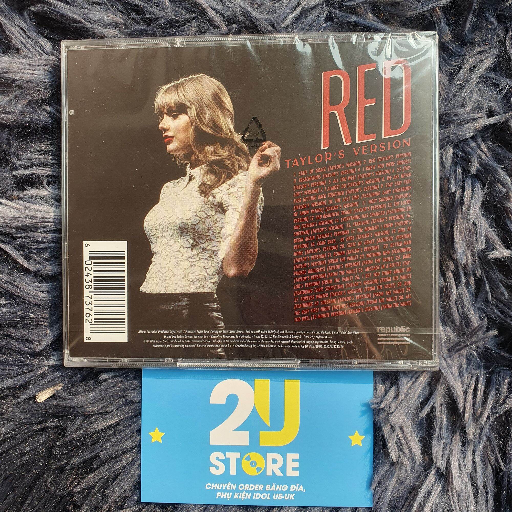 CD album RED (Taylor's Version) - Taylor Swift 2U Store CDs