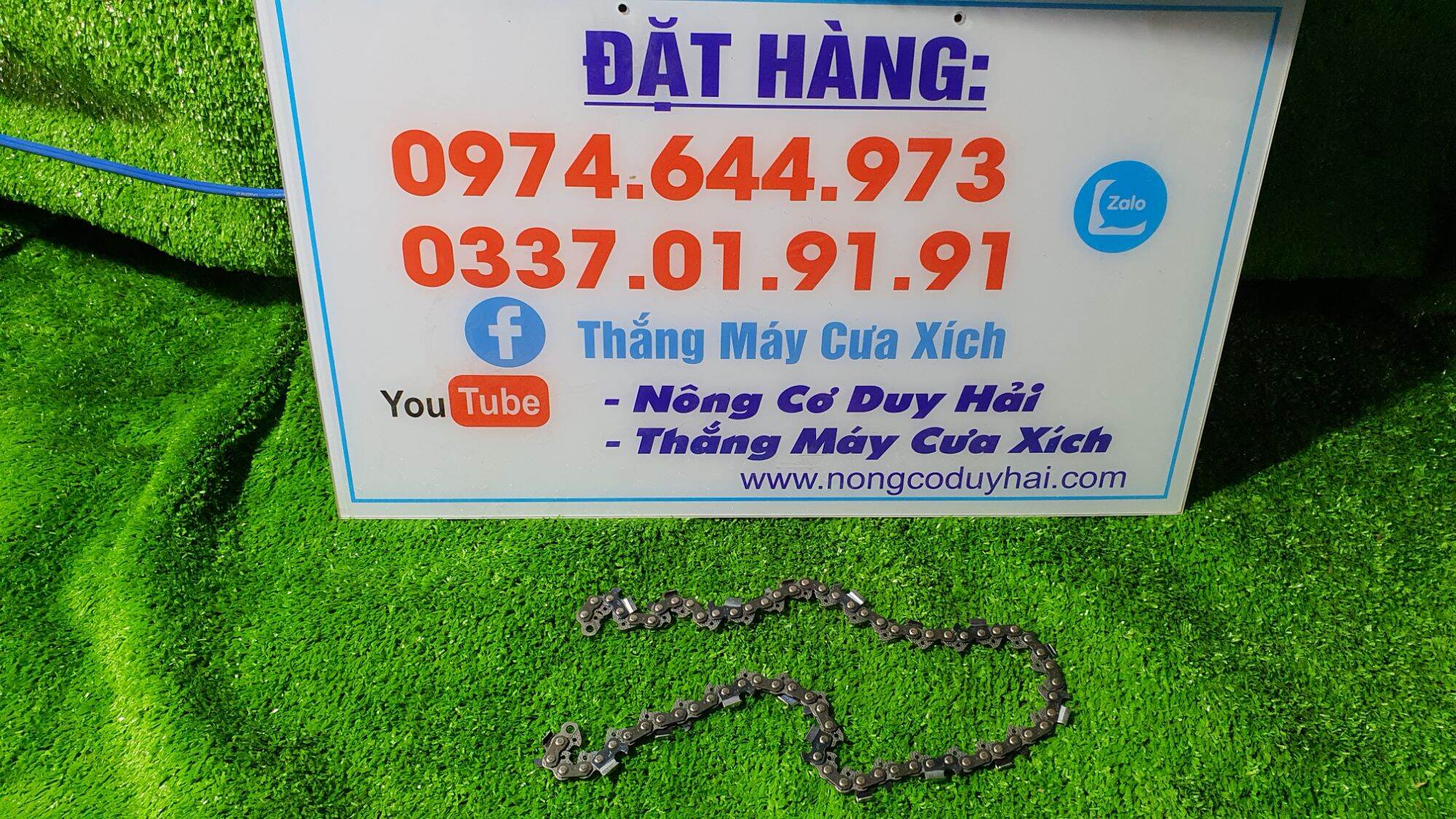 Xích Máy Cưa Xăng 36 Mắt ( Lam 60 cm)