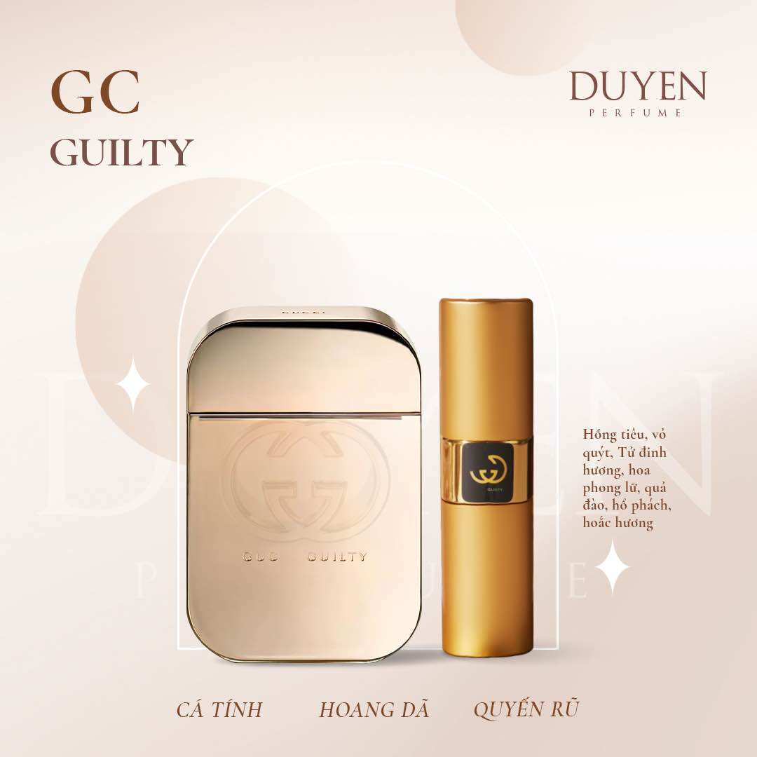 Duyenperfume - nước hoa mini 20ml nữ gc guilty