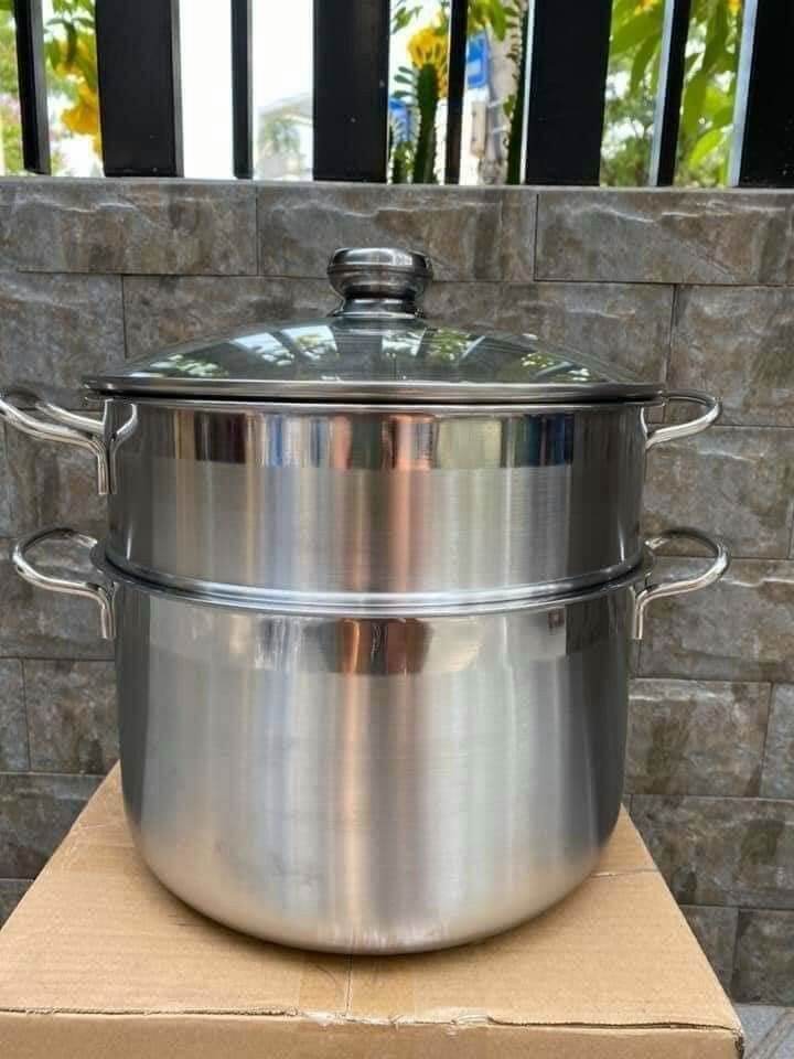 Xửng hấp ht cook 28cm vung kính
