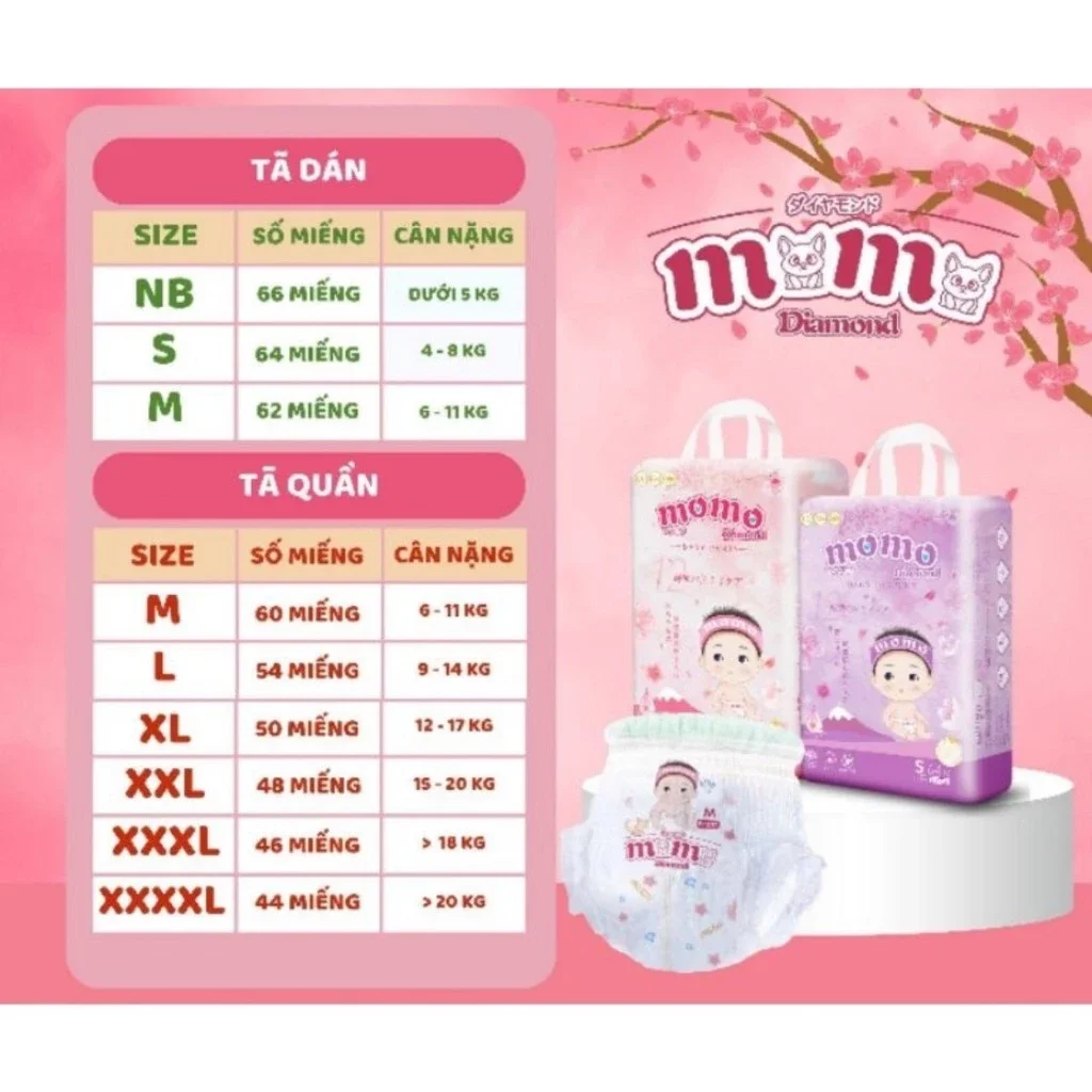 [ MONY AMY ] Combo 100 Miếng Bỉm Quần From Bo Chun Mềm Mại Thấm Hút Tốt Cho Bé